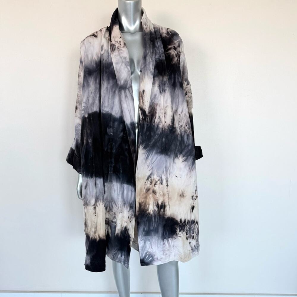 Women oversized tie dye jacket One Size